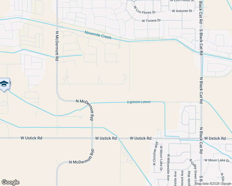 map of restaurants, bars, coffee shops, grocery stores, and more near 5855 West Becky Drive in Meridian