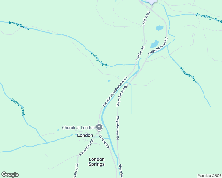 map of restaurants, bars, coffee shops, grocery stores, and more near 72960 London Road in Cottage Grove