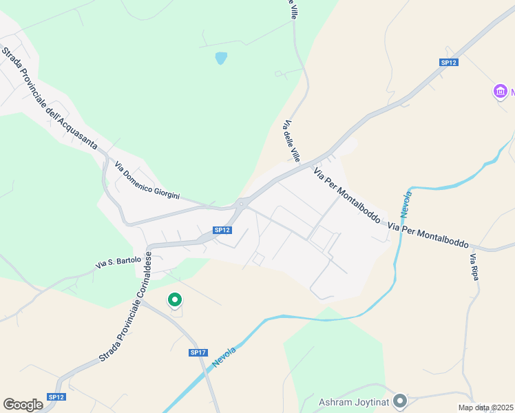 map of restaurants, bars, coffee shops, grocery stores, and more near 1 Via Passo del Turco in Corinaldo