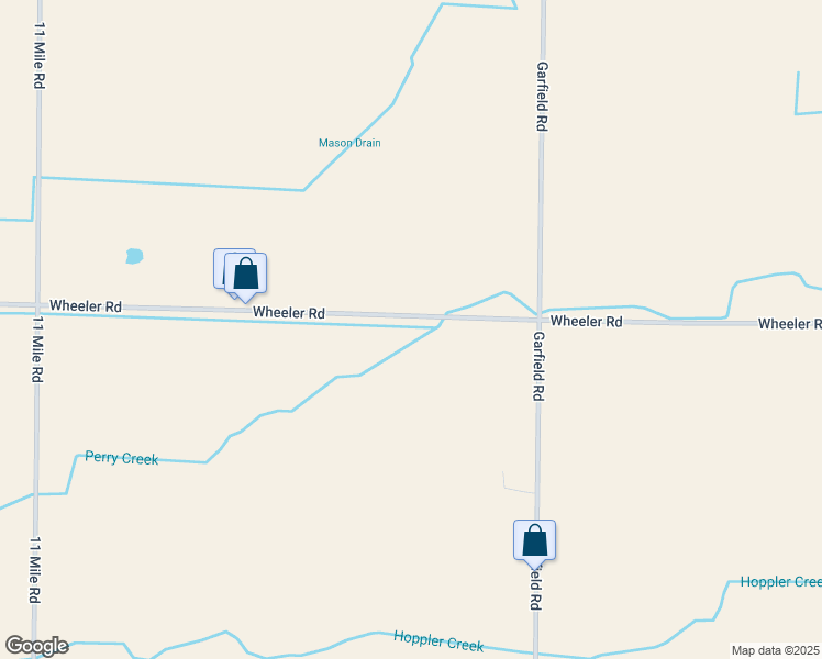map of restaurants, bars, coffee shops, grocery stores, and more near 1117 Wheeler Road in Auburn