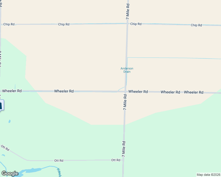 map of restaurants, bars, coffee shops, grocery stores, and more near 439 Wheeler Road in Bay City