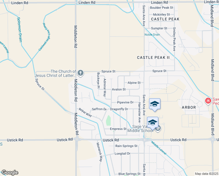map of restaurants, bars, coffee shops, grocery stores, and more near 18377 Viceroy Place in Nampa