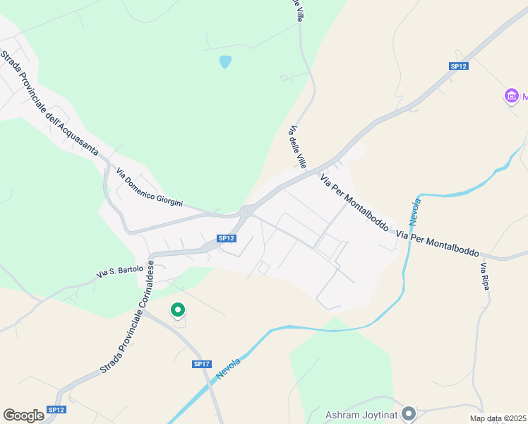 map of restaurants, bars, coffee shops, grocery stores, and more near 1 Via Passo del Turco in Corinaldo