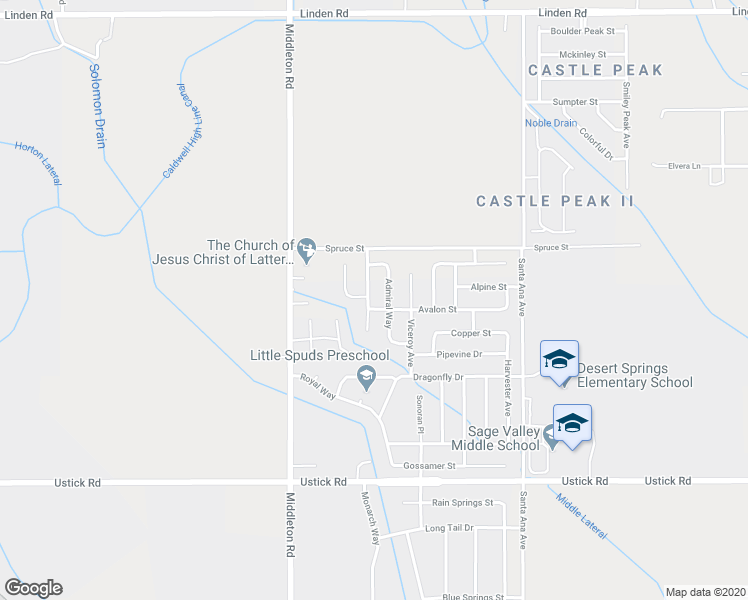 map of restaurants, bars, coffee shops, grocery stores, and more near 18386 Buckeye Avenue in Nampa