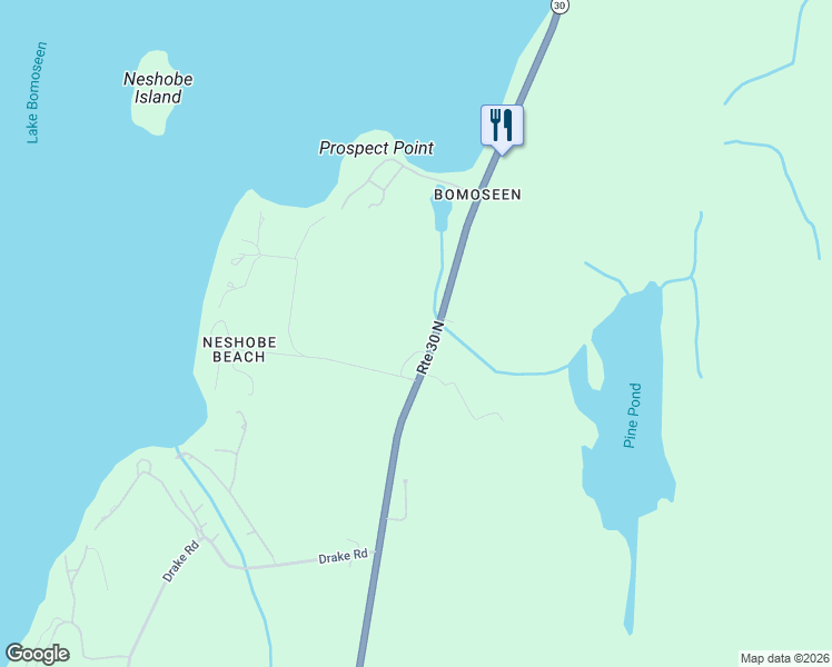 map of restaurants, bars, coffee shops, grocery stores, and more near 2173 Vermont 30 in Castleton