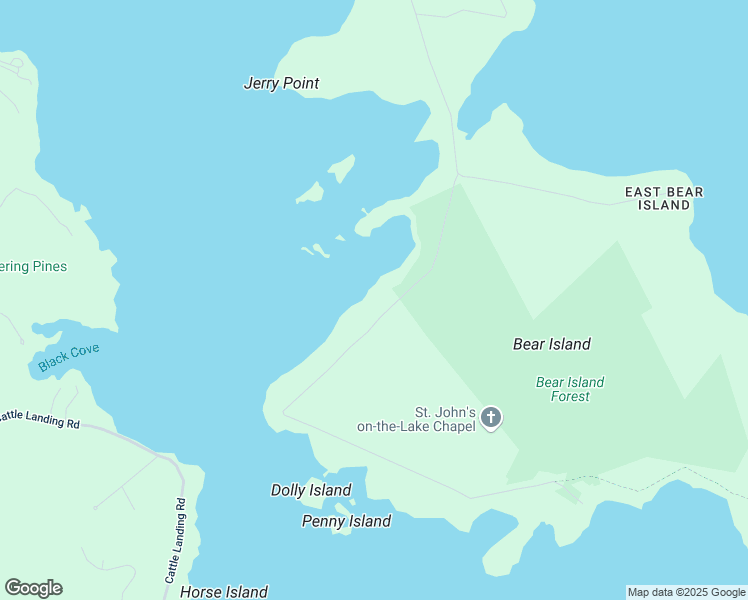 map of restaurants, bars, coffee shops, grocery stores, and more near 329 Bear Island in Meredith