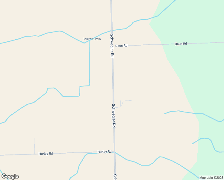 map of restaurants, bars, coffee shops, grocery stores, and more near 5843 Schwegler Road in Cass City