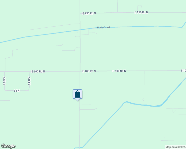 map of restaurants, bars, coffee shops, grocery stores, and more near 4406 East 100 Road North in Rigby