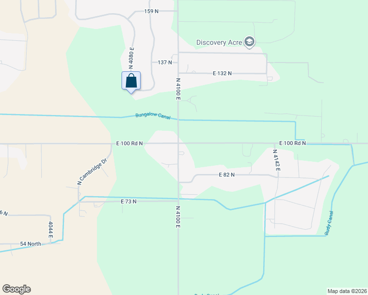 map of restaurants, bars, coffee shops, grocery stores, and more near 4100-4126 Farm to Market Road in Rigby