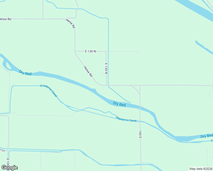 map of restaurants, bars, coffee shops, grocery stores, and more near 3347 East 100 North in Rigby