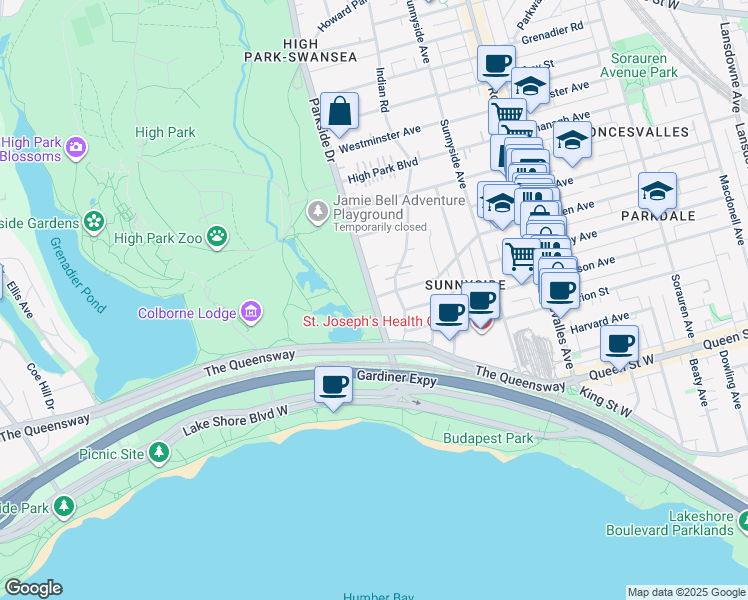 65 Parkside Drive, Toronto ON Walk Score