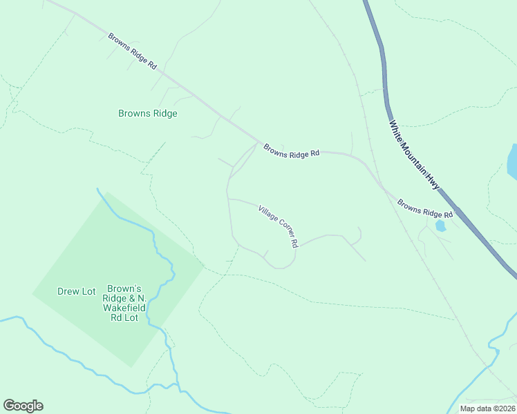 map of restaurants, bars, coffee shops, grocery stores, and more near Village Corner Road in Wolfeboro