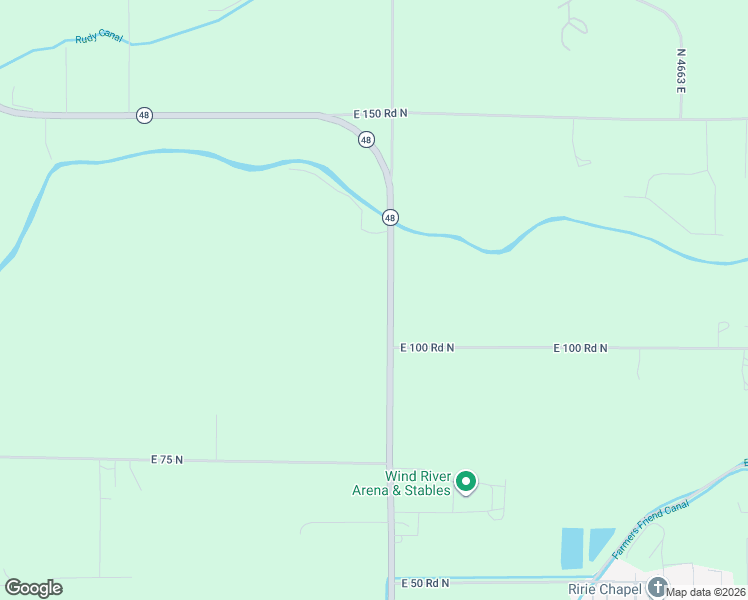 map of restaurants, bars, coffee shops, grocery stores, and more near 109 North 4600 East in Rigby