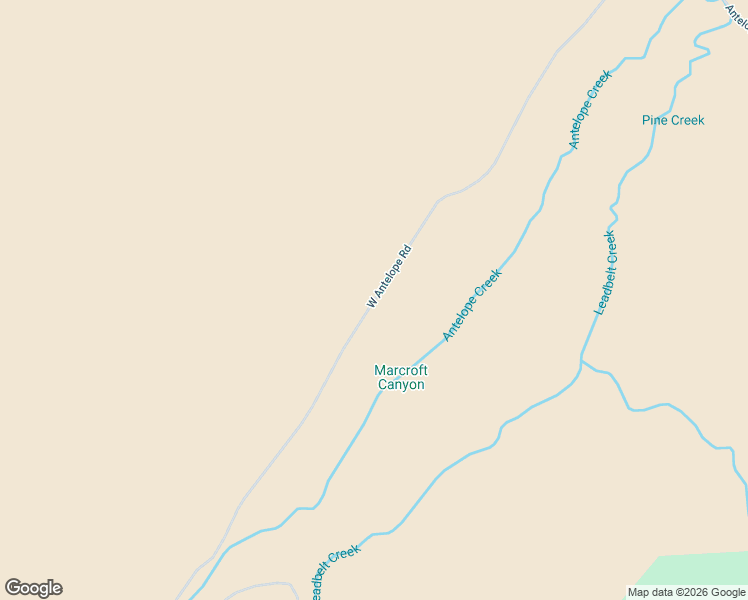 map of restaurants, bars, coffee shops, grocery stores, and more near West Antelope Road in Custer County