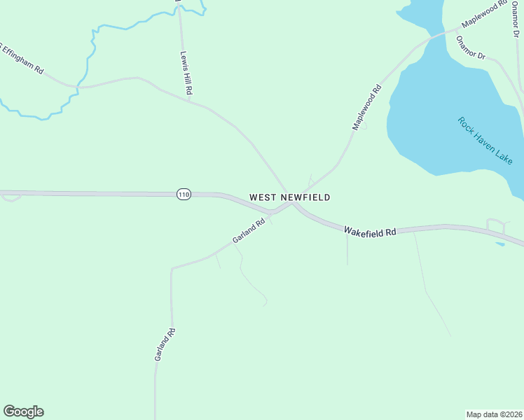 map of restaurants, bars, coffee shops, grocery stores, and more near 219 Wakefield Road in Newfield