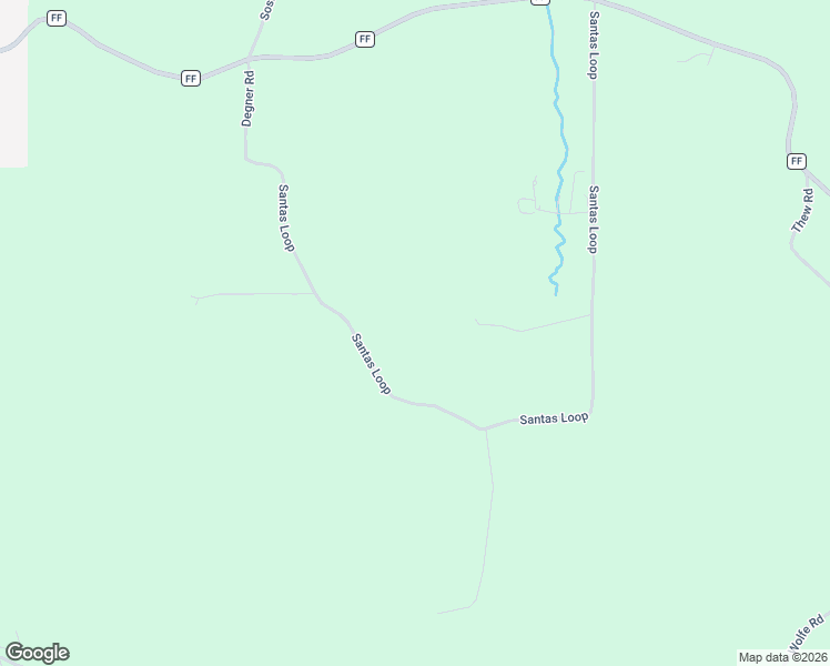 map of restaurants, bars, coffee shops, grocery stores, and more near W10864 Santas Loop in Wonewoc