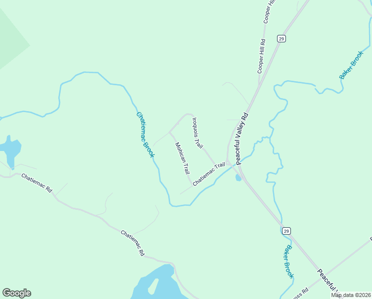 map of restaurants, bars, coffee shops, grocery stores, and more near 22 Iroquois Trail in North Creek