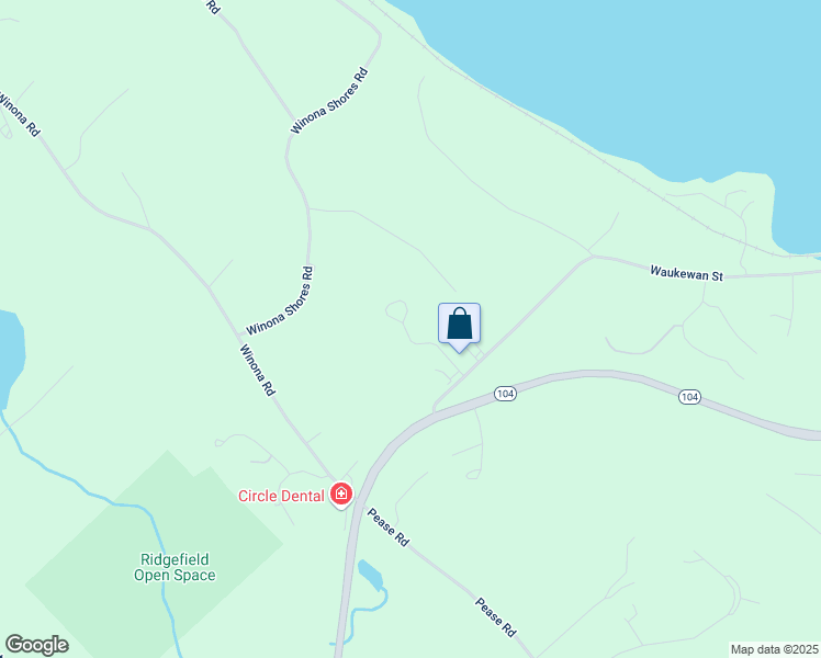 map of restaurants, bars, coffee shops, grocery stores, and more near 27 Village Drive in Meredith