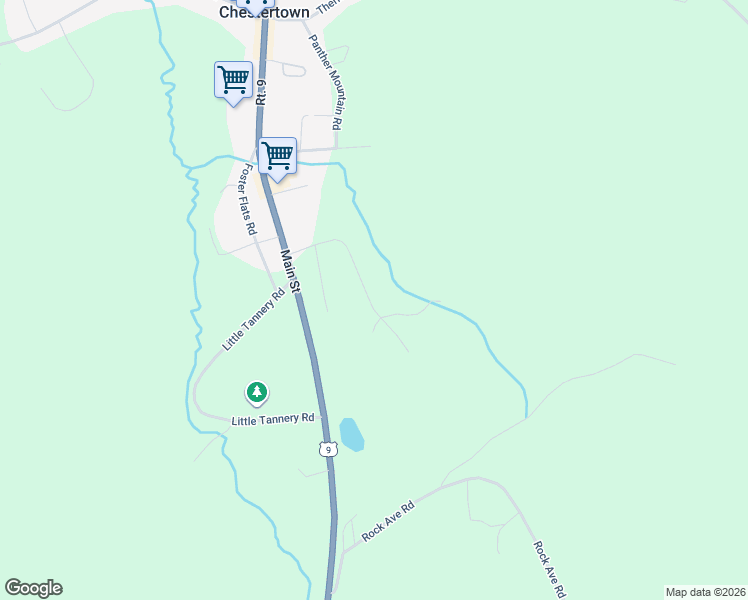 map of restaurants, bars, coffee shops, grocery stores, and more near 63 Woodridge Road in Chestertown