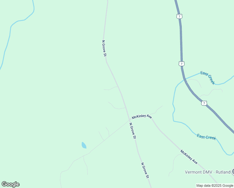 map of restaurants, bars, coffee shops, grocery stores, and more near 37 Lester Lane in Rutland