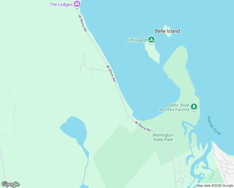 map of restaurants, bars, coffee shops, grocery stores, and more near 713 West Shore Road in Alexandria