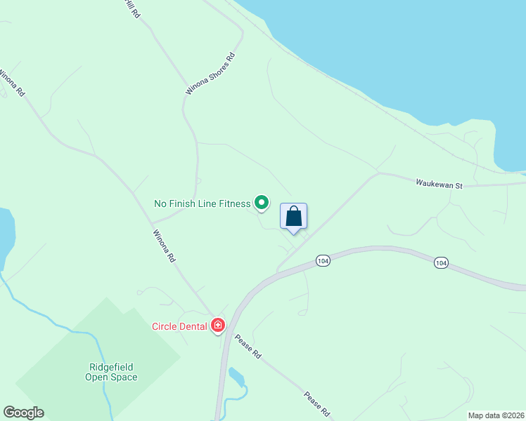 map of restaurants, bars, coffee shops, grocery stores, and more near 27 Village Drive in Meredith