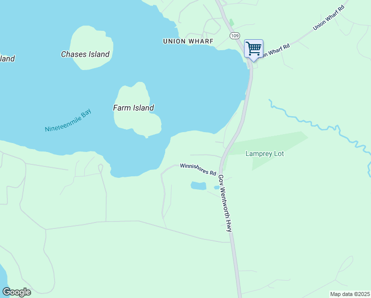 map of restaurants, bars, coffee shops, grocery stores, and more near 17 Haverhill Acres Road in Tuftonboro
