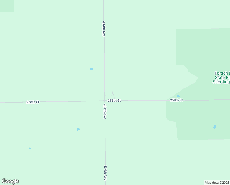map of restaurants, bars, coffee shops, grocery stores, and more near 25796 434th Avenue in Bridgewater
