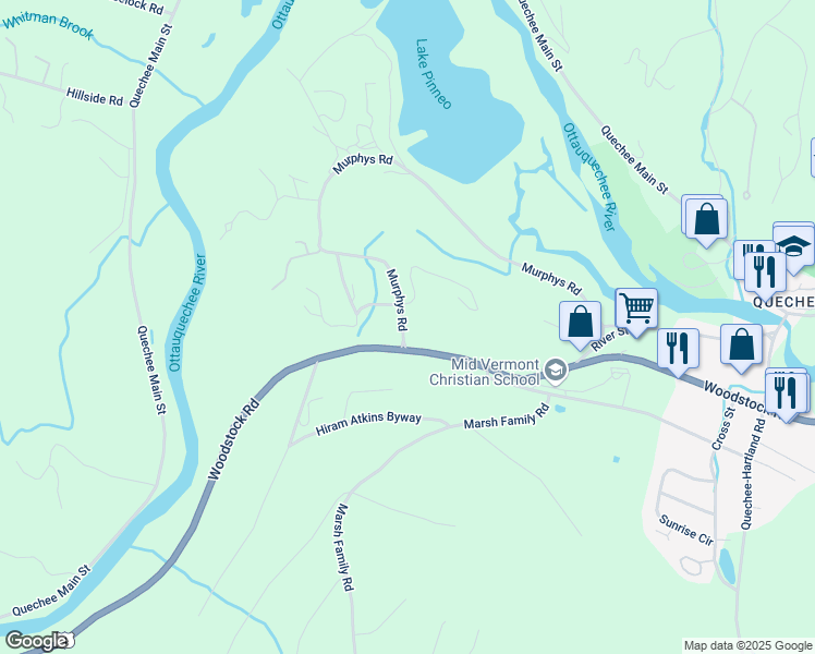 map of restaurants, bars, coffee shops, grocery stores, and more near 1141 Murphys Road in Hartford