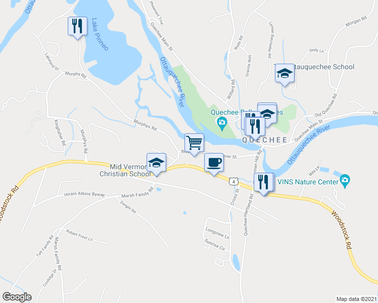 map of restaurants, bars, coffee shops, grocery stores, and more near Murphy Rd in Hartford