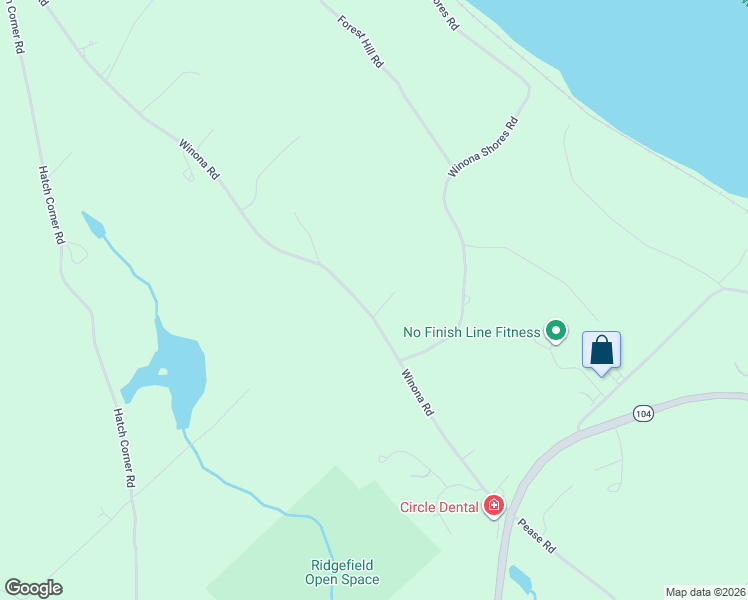 map of restaurants, bars, coffee shops, grocery stores, and more near 49 Winona Shores Road in Meredith