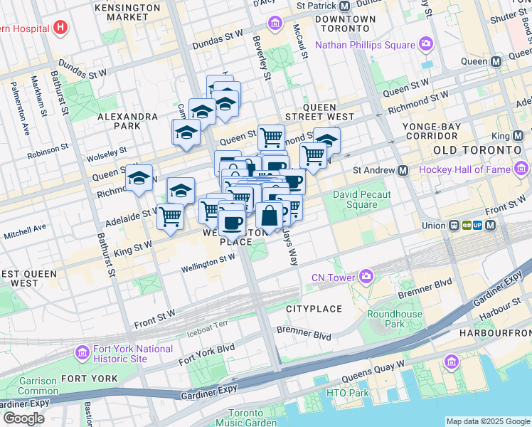 King Street Toronto Map 375 King Street West, Toronto On - Walk Score