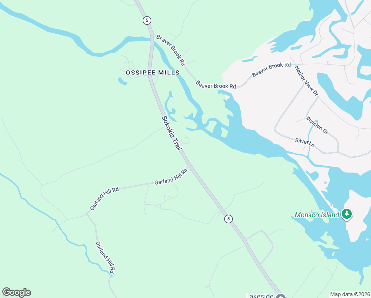 map of restaurants, bars, coffee shops, grocery stores, and more near 1413 Sokokis Trail in Waterboro