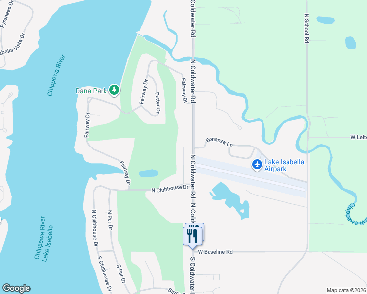 map of restaurants, bars, coffee shops, grocery stores, and more near 399 Sandtrap Drive in Sherman