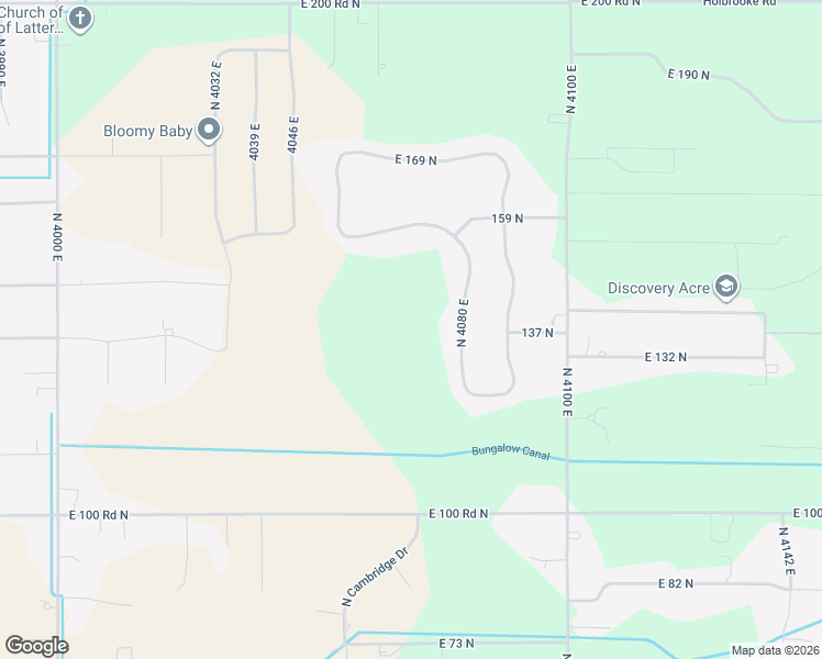 map of restaurants, bars, coffee shops, grocery stores, and more near 139 4080 East in Rigby