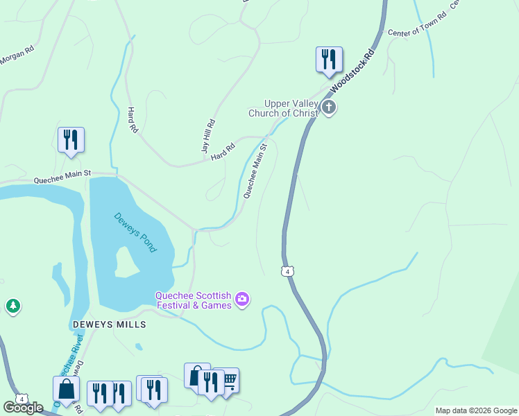 map of restaurants, bars, coffee shops, grocery stores, and more near Tichnor Road in Hartford