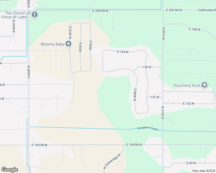 map of restaurants, bars, coffee shops, grocery stores, and more near in Rigby