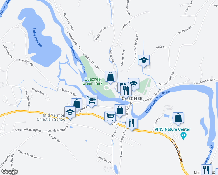 map of restaurants, bars, coffee shops, grocery stores, and more near 70 Village Green in Hartford