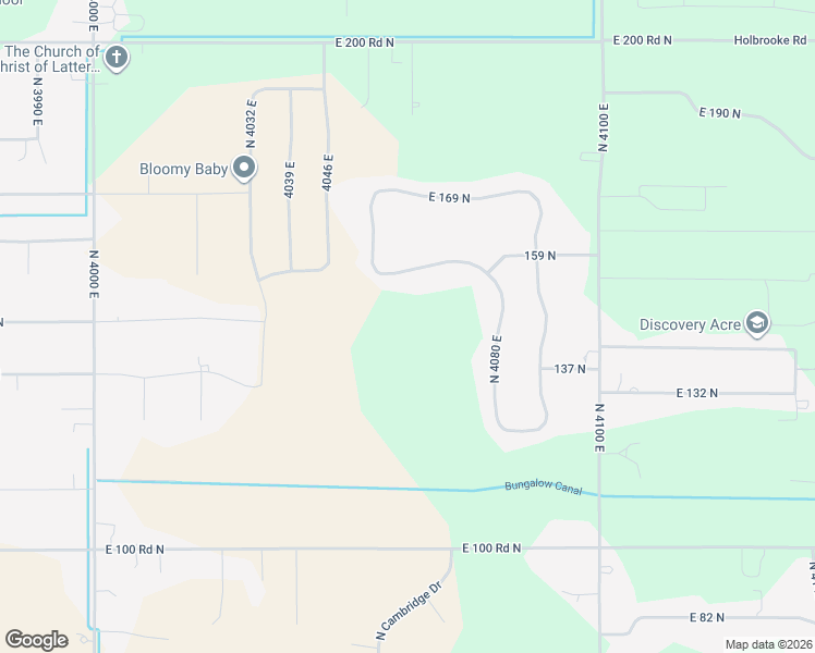 map of restaurants, bars, coffee shops, grocery stores, and more near in Rigby