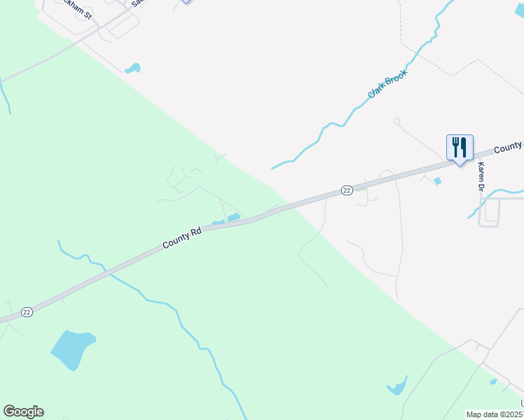 map of restaurants, bars, coffee shops, grocery stores, and more near 781 County Road in Westbrook