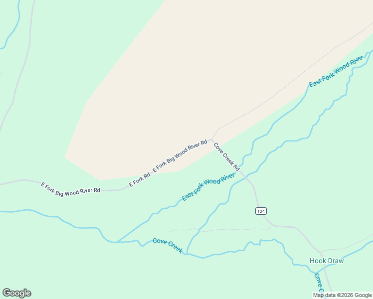 map of restaurants, bars, coffee shops, grocery stores, and more near East Fork Road in Blaine County