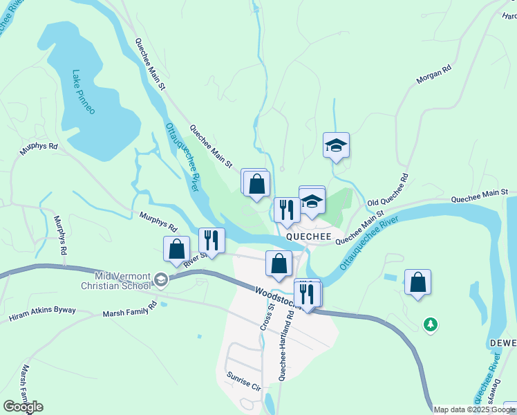 map of restaurants, bars, coffee shops, grocery stores, and more near 70 Village Green in Hartford