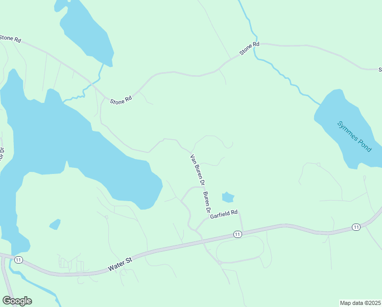 map of restaurants, bars, coffee shops, grocery stores, and more near 21 Van Buren Drive in Newfield