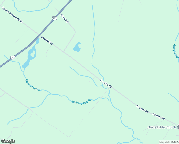 map of restaurants, bars, coffee shops, grocery stores, and more near 117 Cousins Road in Buxton