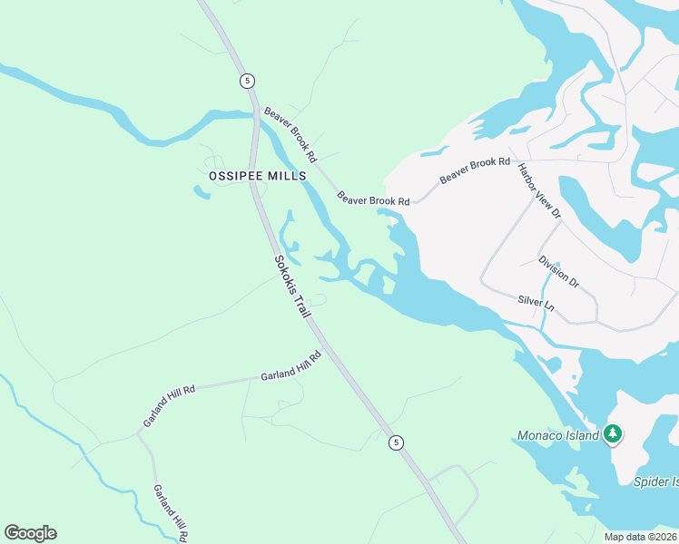 map of restaurants, bars, coffee shops, grocery stores, and more near 1413 Sokokis Trail in Waterboro