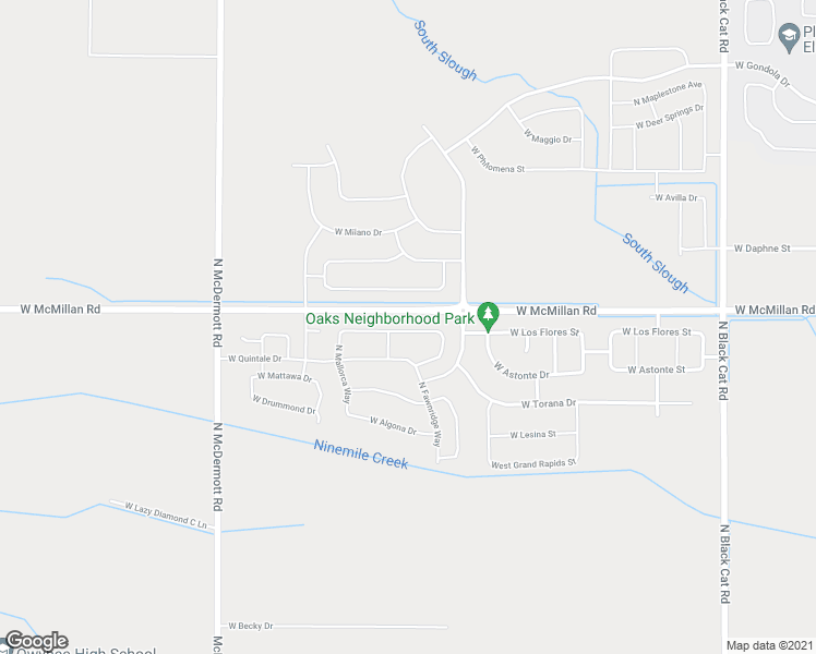 map of restaurants, bars, coffee shops, grocery stores, and more near 5792 West los Flores Drive in Meridian