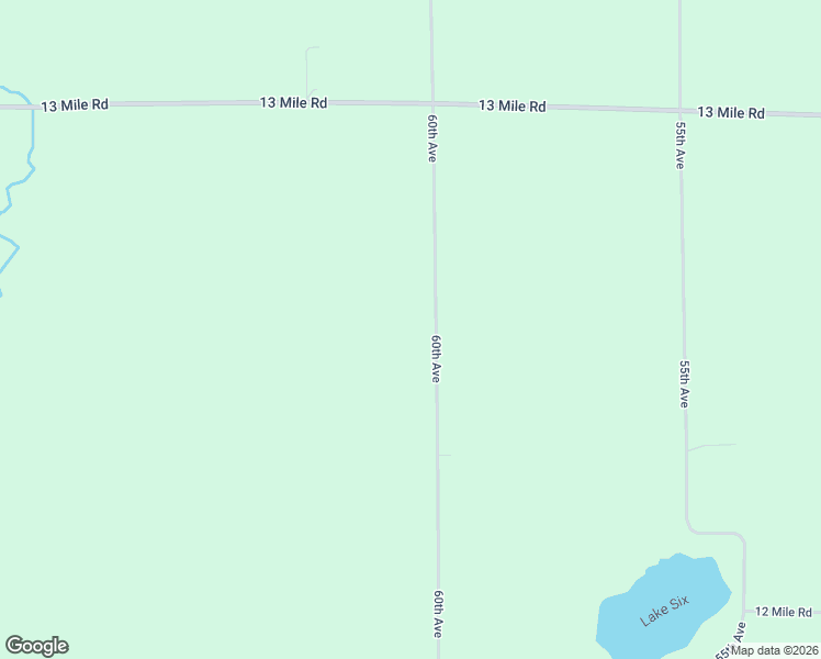 map of restaurants, bars, coffee shops, grocery stores, and more near 12531 60th Avenue in Mecosta