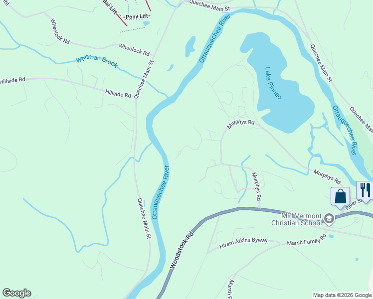 map of restaurants, bars, coffee shops, grocery stores, and more near 593 Murphys Road in Hartford