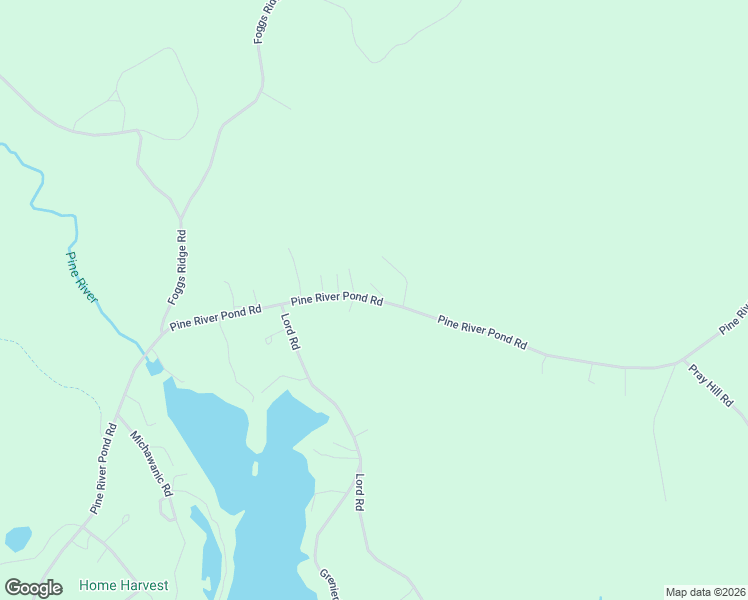 map of restaurants, bars, coffee shops, grocery stores, and more near Pine River Pond Road in Wakefield