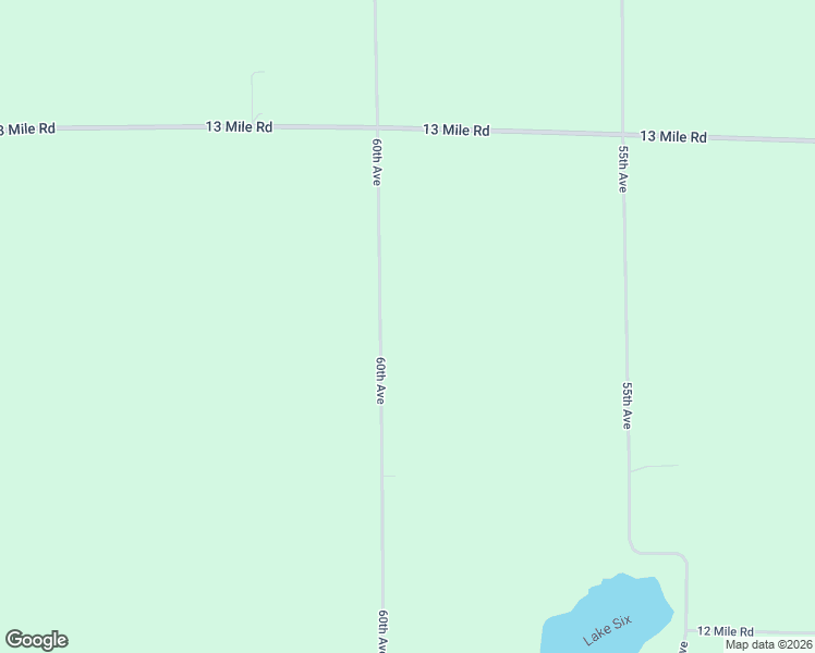 map of restaurants, bars, coffee shops, grocery stores, and more near 12592 60th Avenue in Mecosta